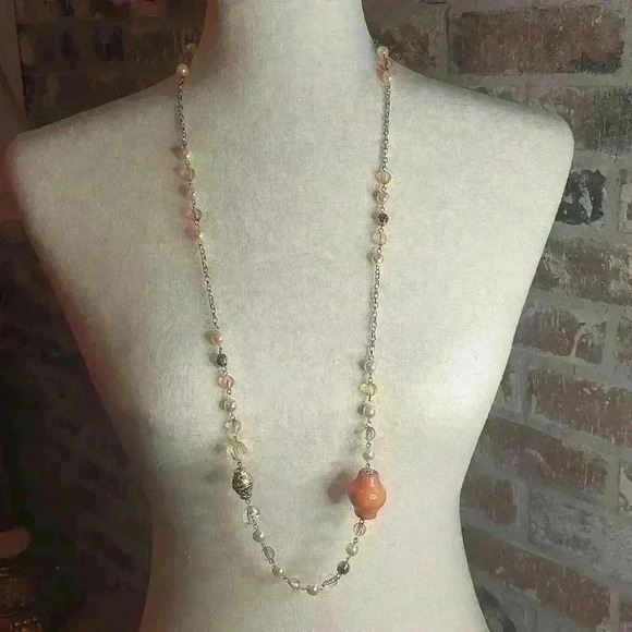 Assymetrical necklace - Picture 1 of 3